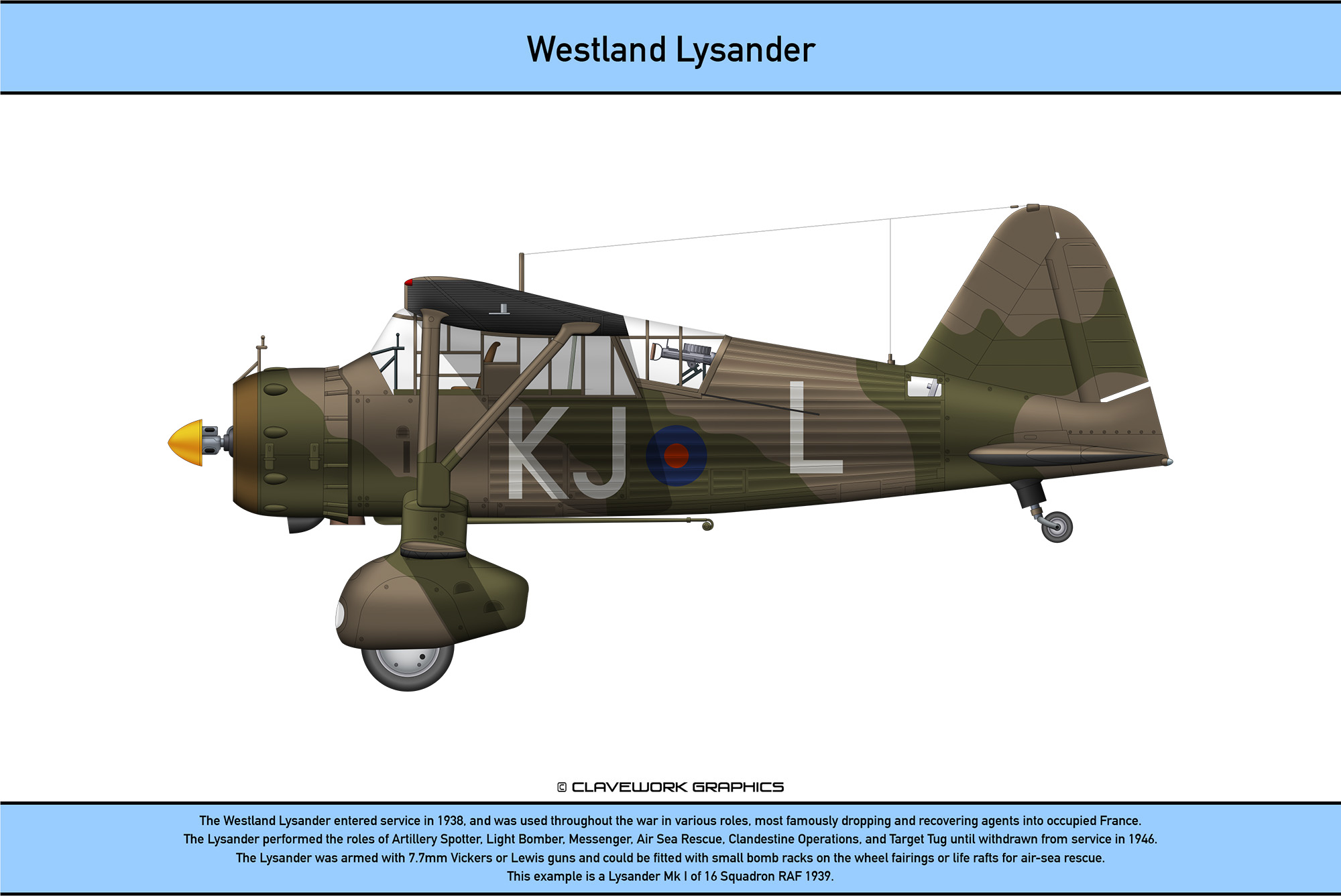 Lysander GB 16 Squadron