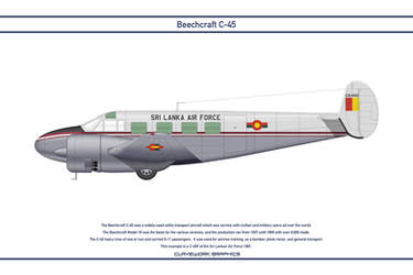 Beech C-45 Sri Lanka 1