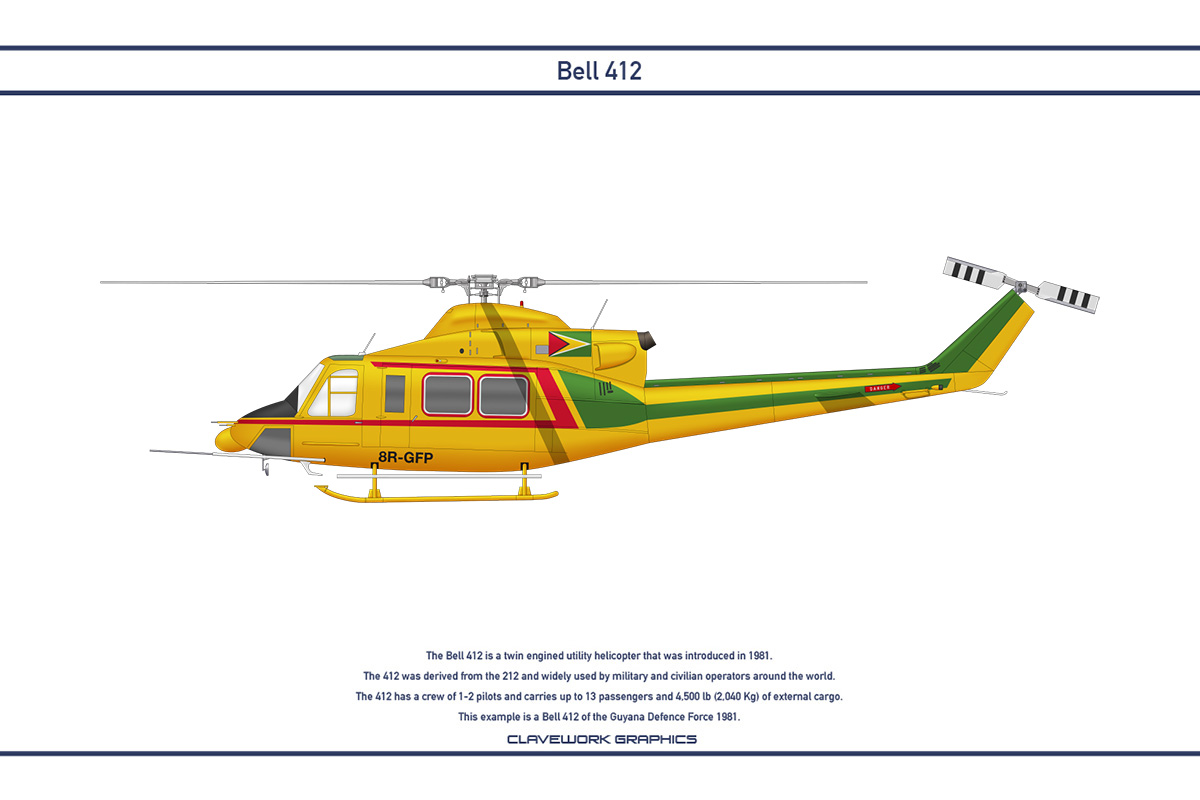 Bell 412 Guyana 1 By Claveworks On Deviantart Bell 412 Guyana 1 By Claveworks On Deviantart