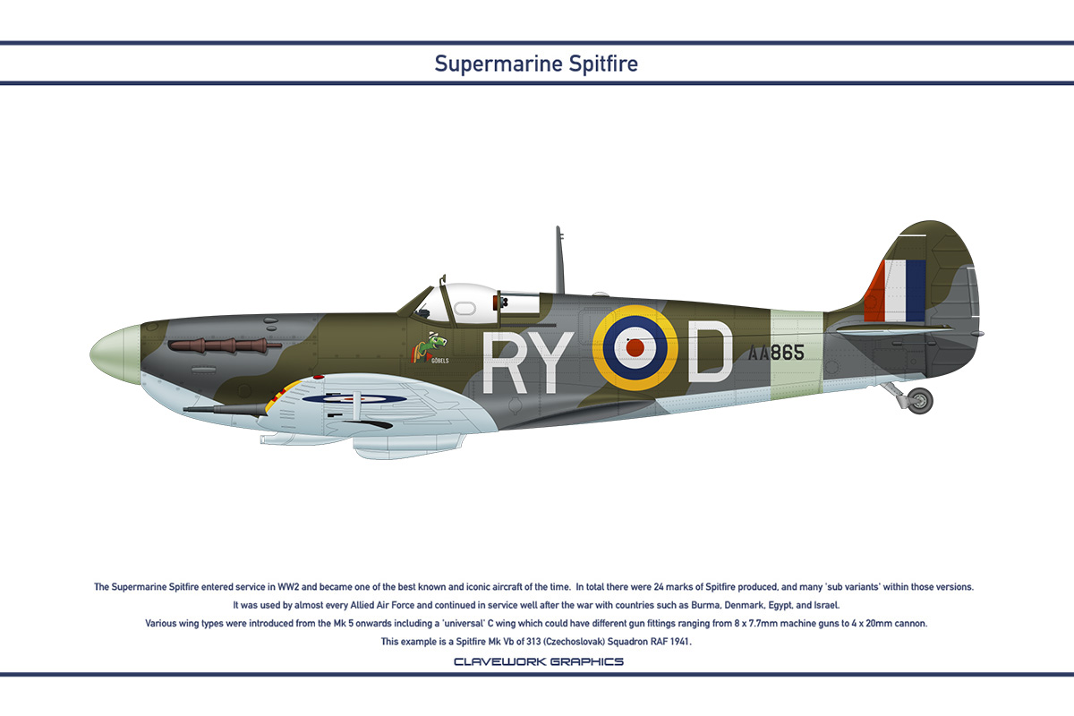 Spitfire GB 313 Squadron 1