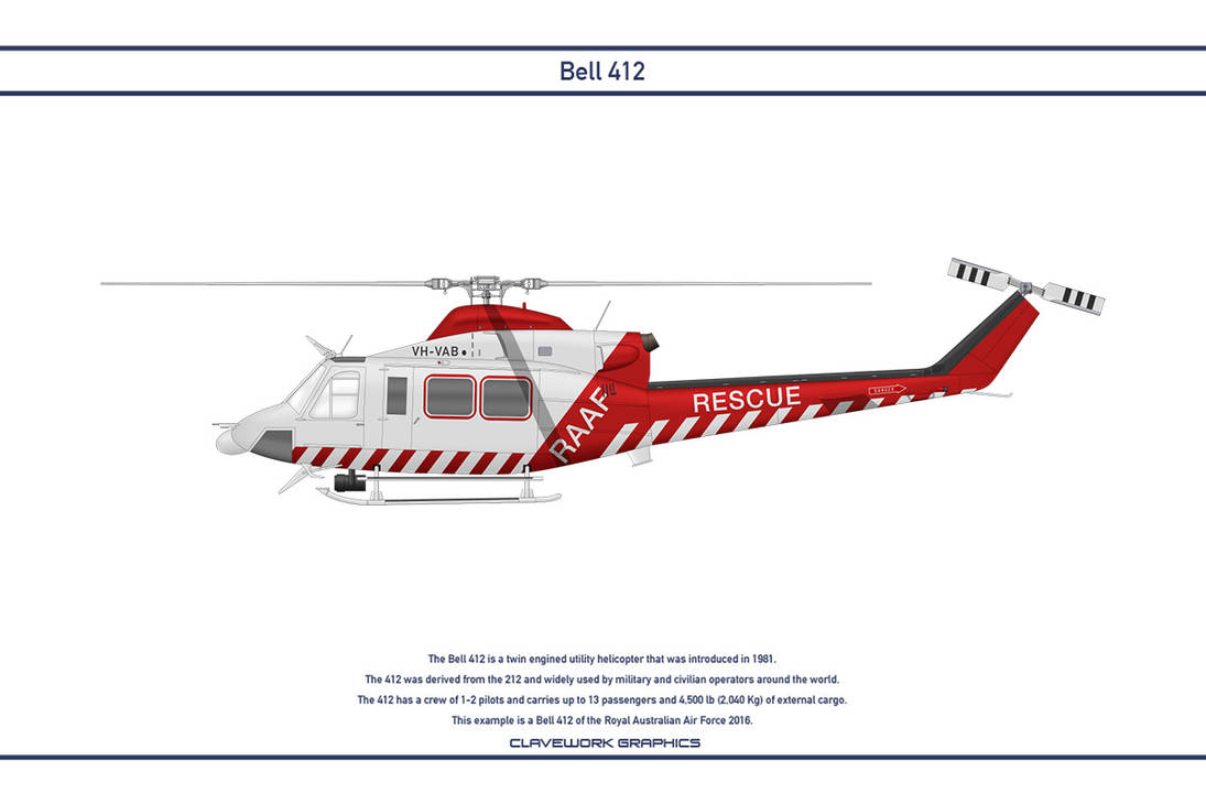 Bell 412 Australia 1 by Claveworks on DeviantArt