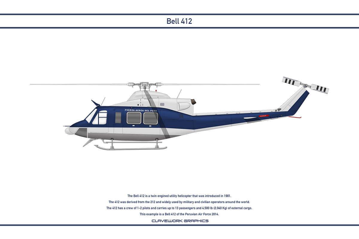 Bell 412 Peru 1 by WS-Clave