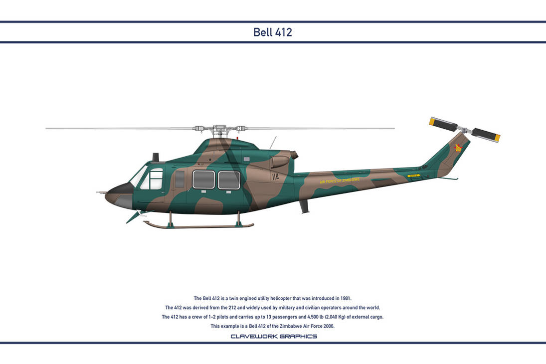 Bell 412 Zimbabwe 1 by WS-Clave