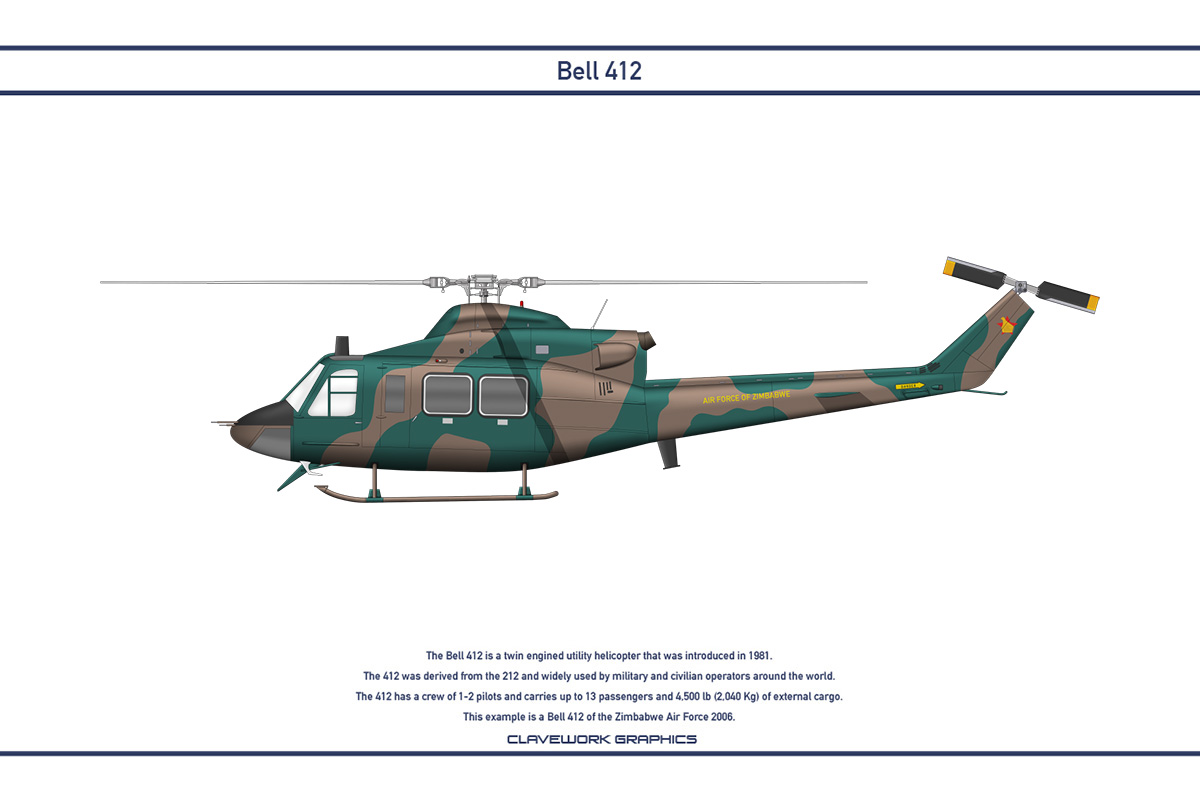 Bell 412 Zimbabwe 1 by WS-Clave