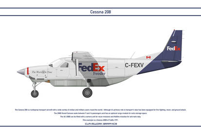 Cessna 208B FedEx