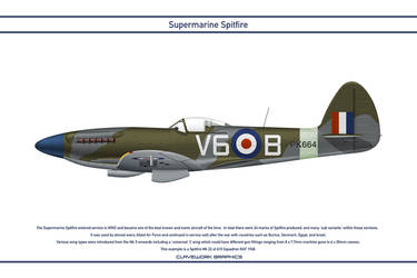 Spitfire GB 615 Squadron 4