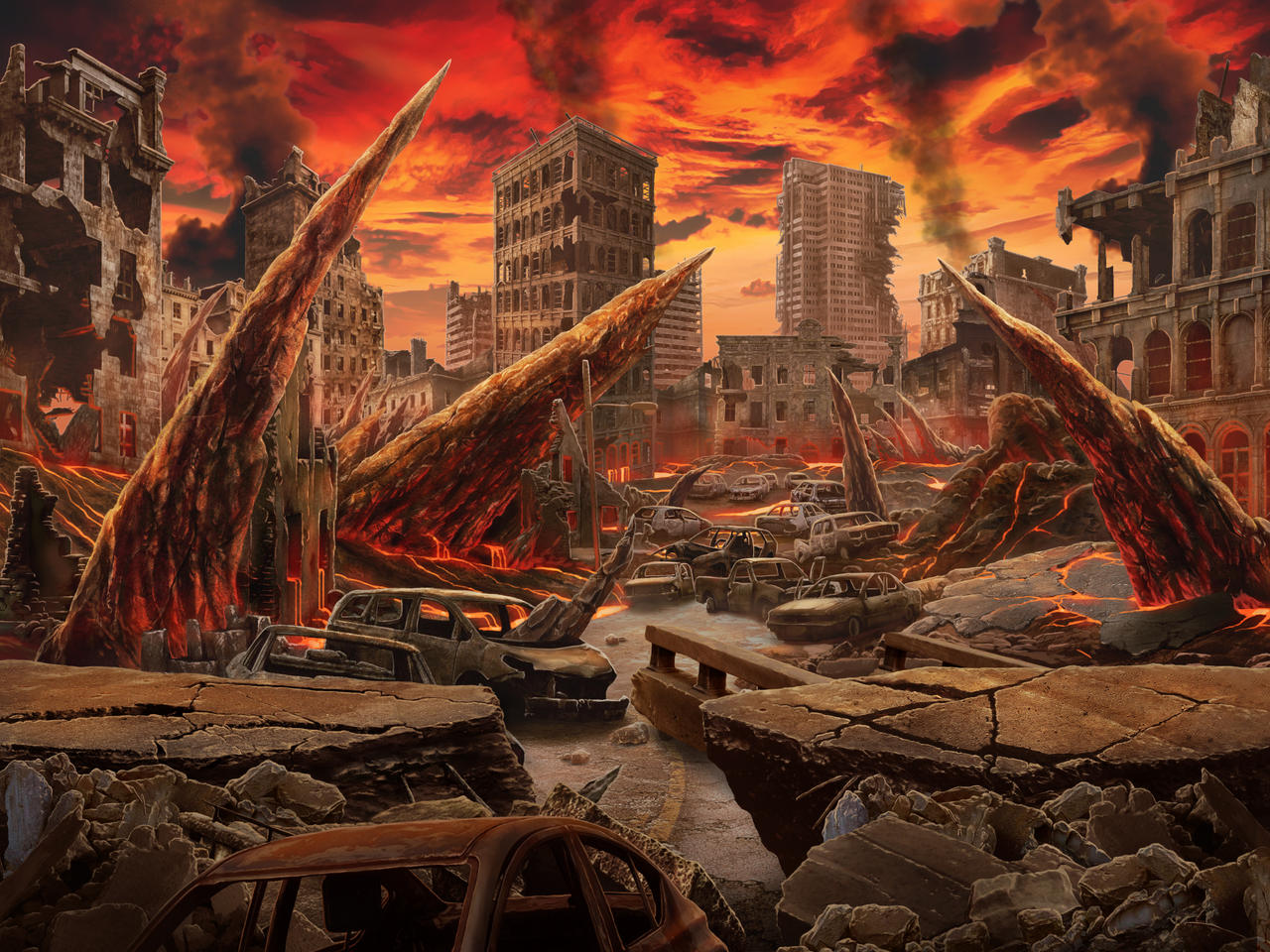 Apocalypse R Apocalyptic city by Heliofob on DeviantArt