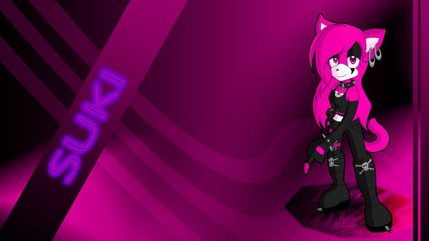 .:CM:. Suki the Cat Wallpaper