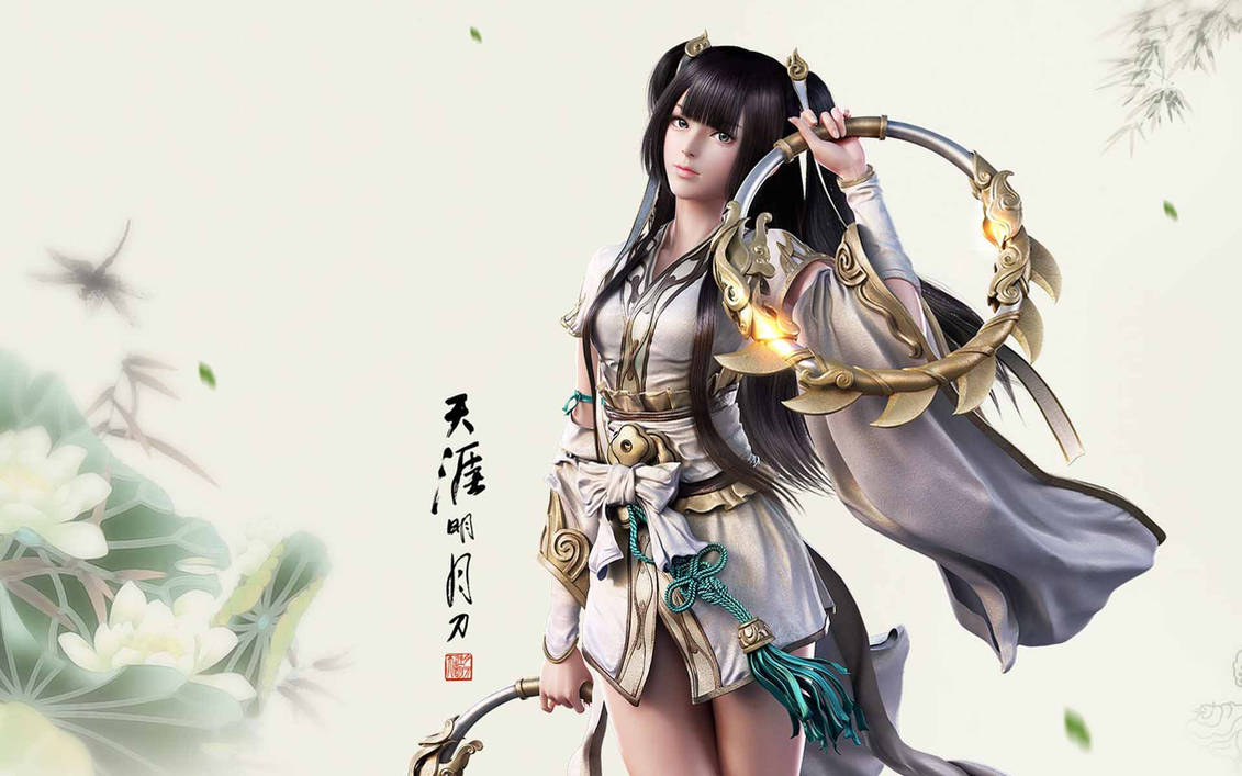 Moon Shadeblade Moonlight Blade wallpaper by lengxuefenghun on DeviantArt