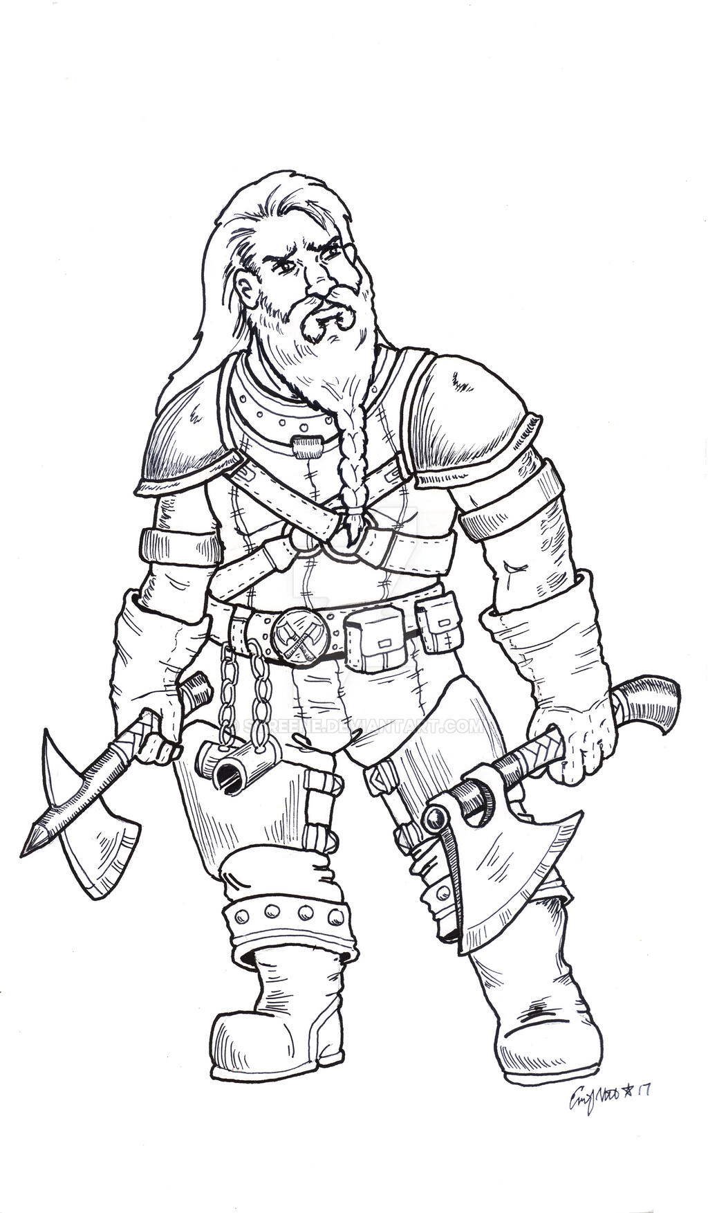 Dwarven Ranger by Syreene on DeviantArt
