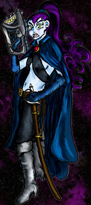 Space Vampiress Color Work