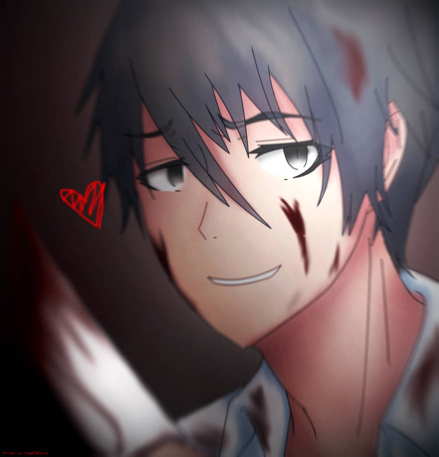 Yandere - kun yandere simulator fan art by InoueOKaito on DeviantArt