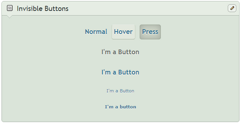 Sneaky Invisible Buttons