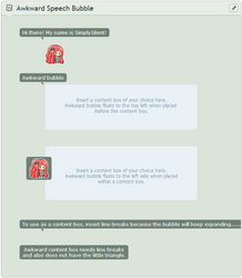 Awkward Speech Bubble