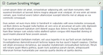 Scrolling Custom Box Widget by SimplySilent