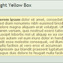 Light Yellow Box
