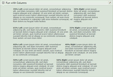 Fun with Columns by SimplySilent