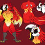 Red and Golden Macaw (closed)