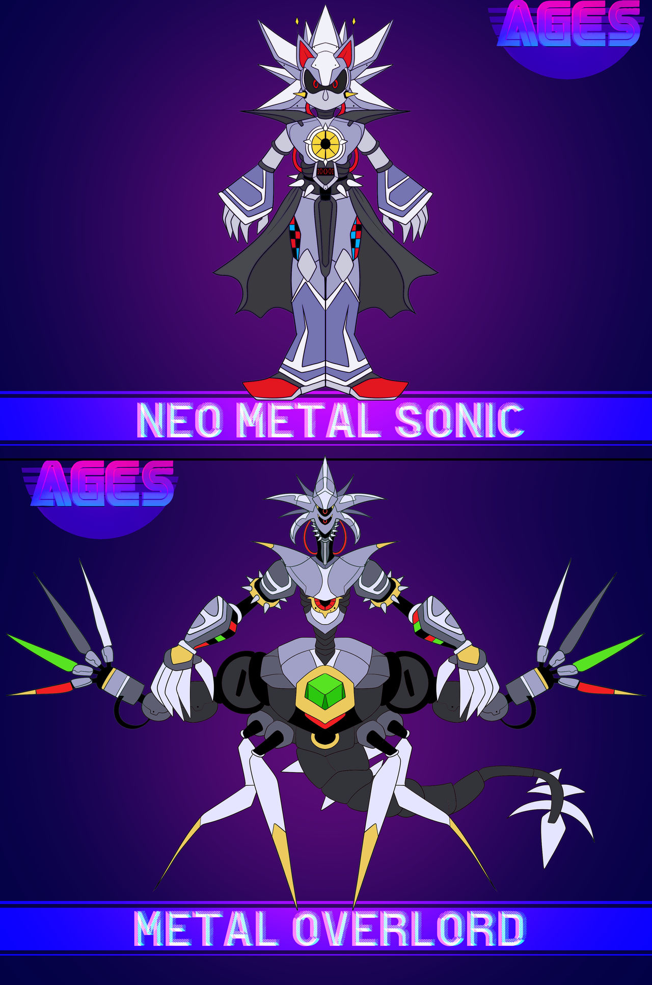 Kotaro on X: Human Lord Neo (Neo Metal Sonic from my AU) #metalorganicau  #neometalsonic #sonicau  / X