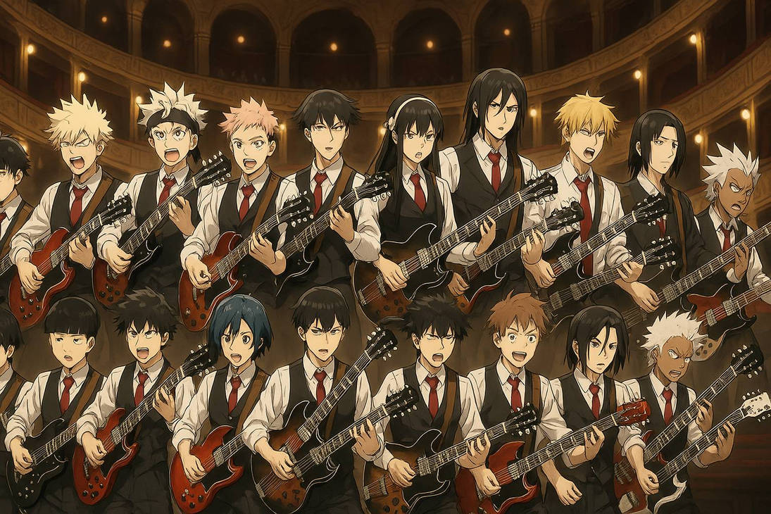 Solo Singer Animation Guitar solo of nearly 20 popular animation casts by Franky310993 on ...