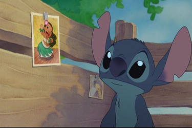 Stitch staring