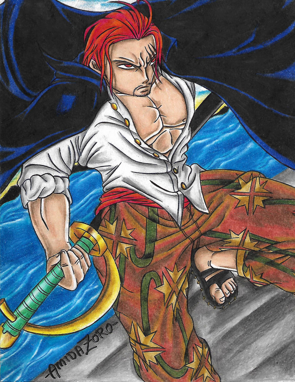 Shanks FanArt by Amidazoro on DeviantArt