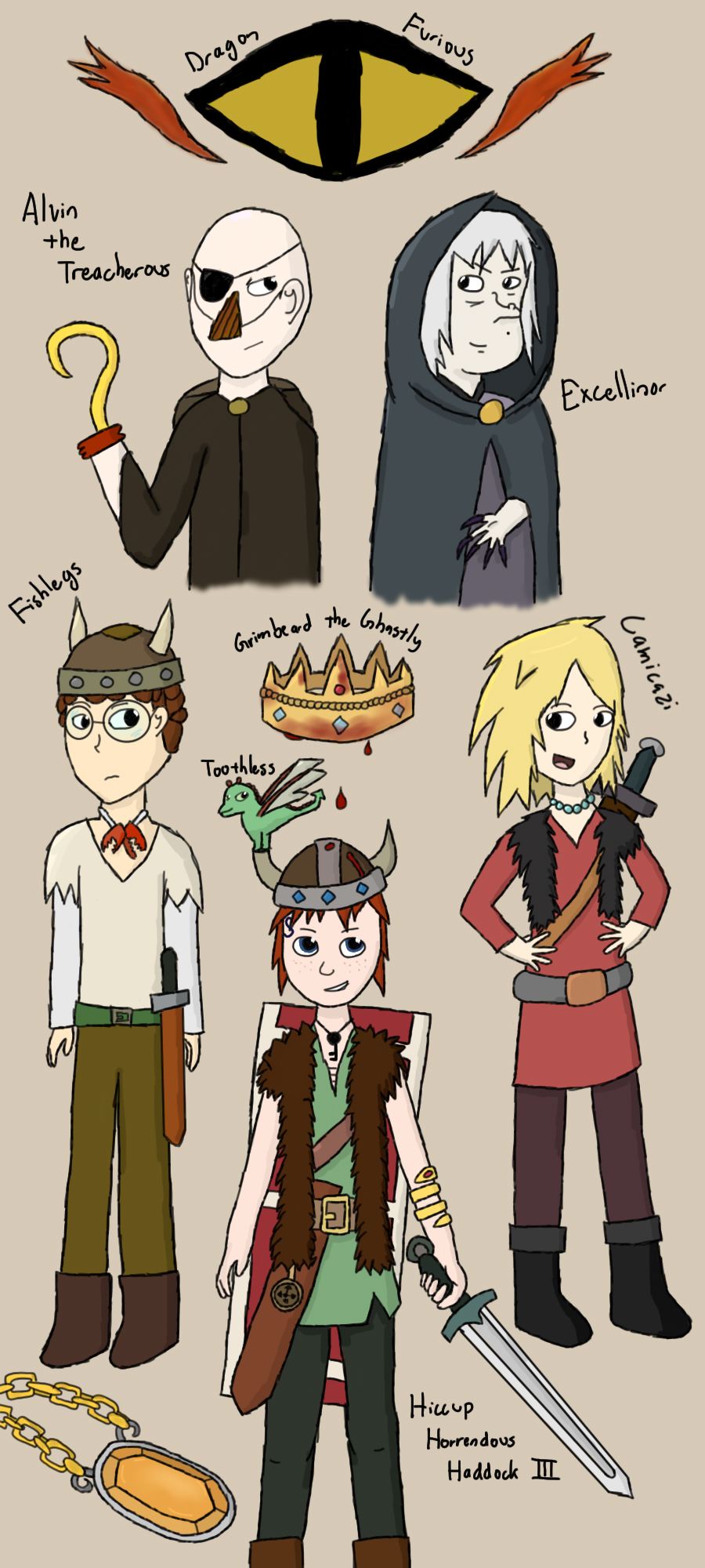 HTTYD Books Characters by PanJean17 on DeviantArt