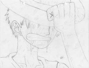 Sketch Monkey D Luffy