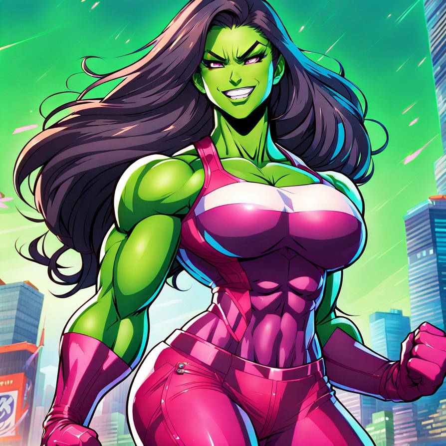 She-Hulk in Pink