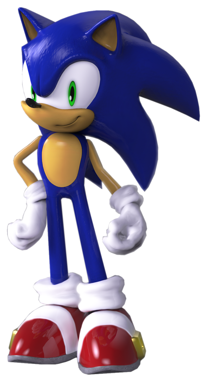 Classic Sonic Render by ModernLixes on DeviantArt