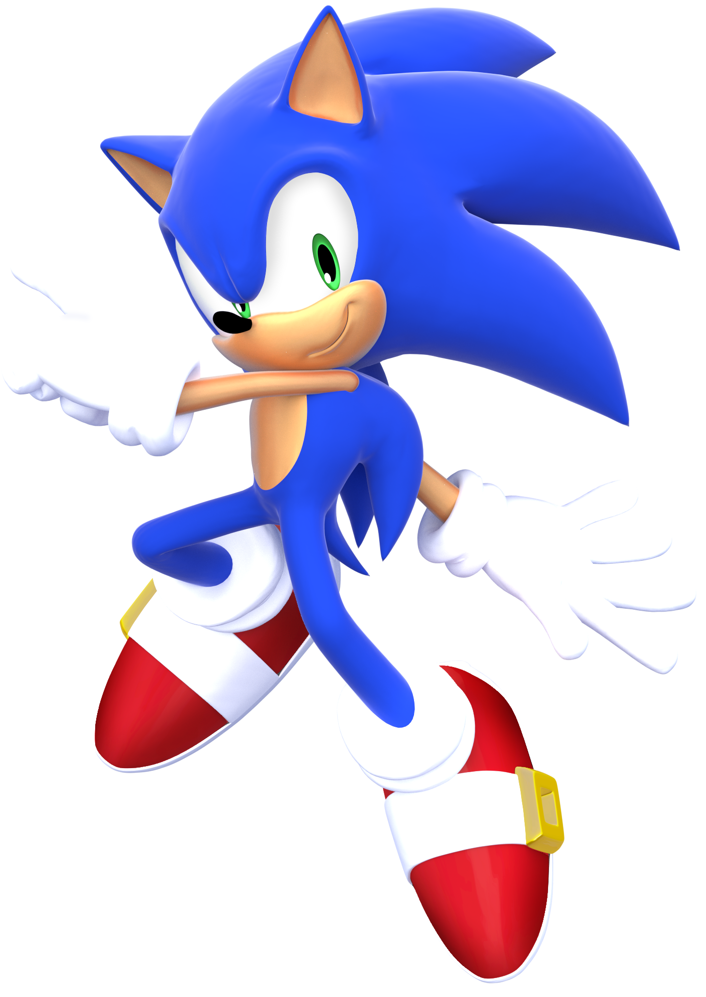 Sonic Generations Classic Running Pictures - Classic Sonic Running, HD Png  Download - 579x1019(#1122580)