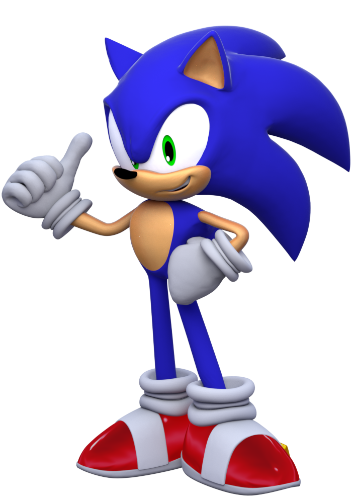 Classic Sonic Render by ModernLixes on DeviantArt