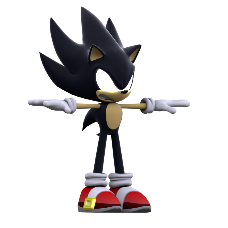 A new render of Dark Sonic!