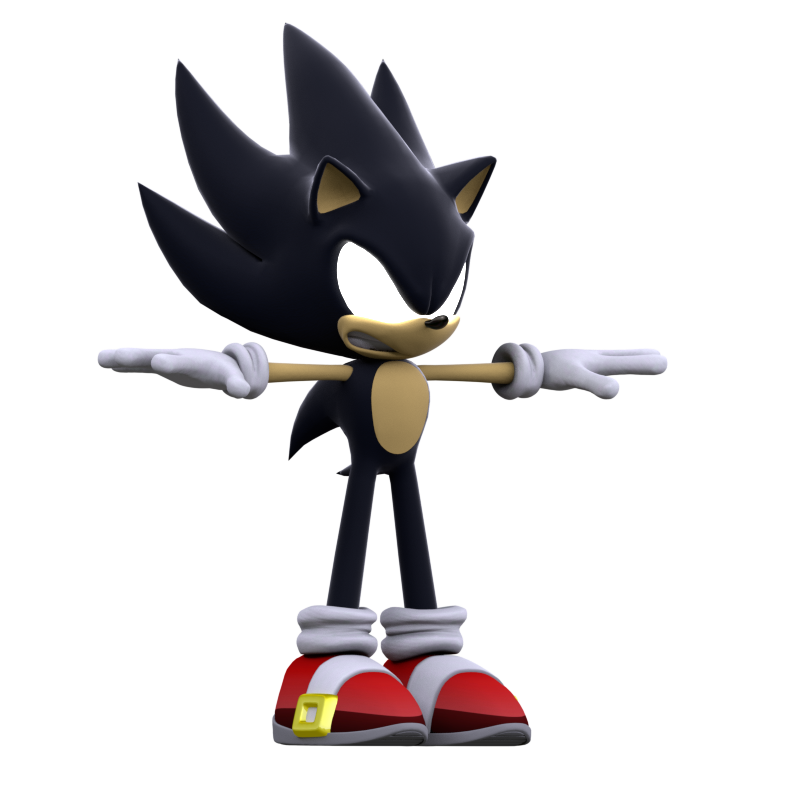 Dark Sonic Render png