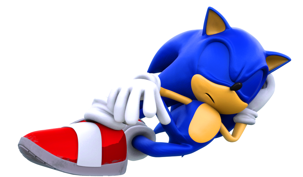 Sonic is asleep