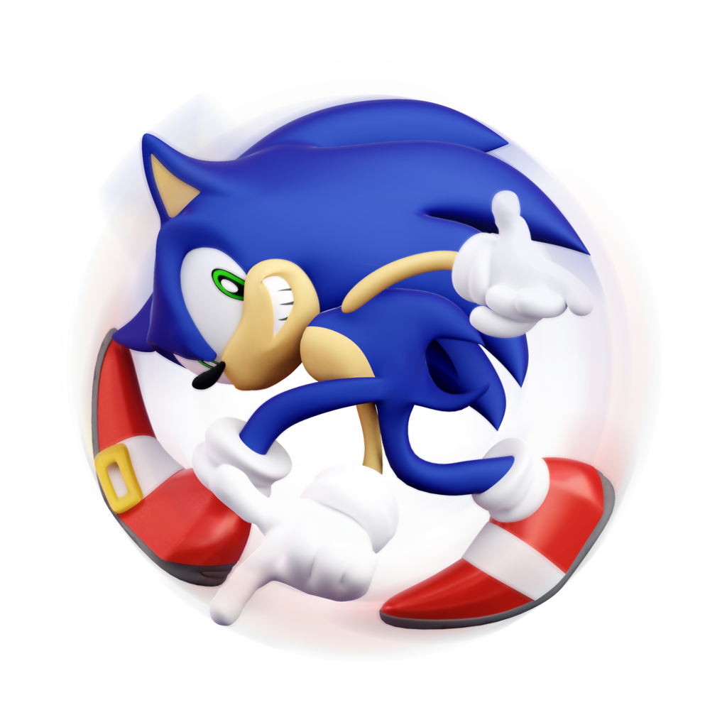 Sonic Adventure Pose(Transparent) by ModernLixes on DeviantArt