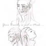 Thranduil sketches- Your Beauty is just a Mask