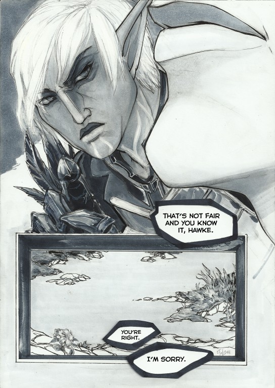 Hawke+Fenris Comic 4 +SPOILERS