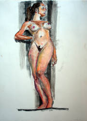 Pastel modele vivant 2