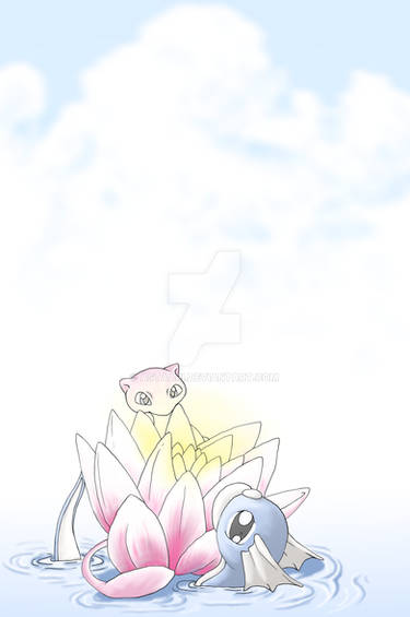 Legendary Pokemon-Shiny Mew by rosa-pegasus on DeviantArt
