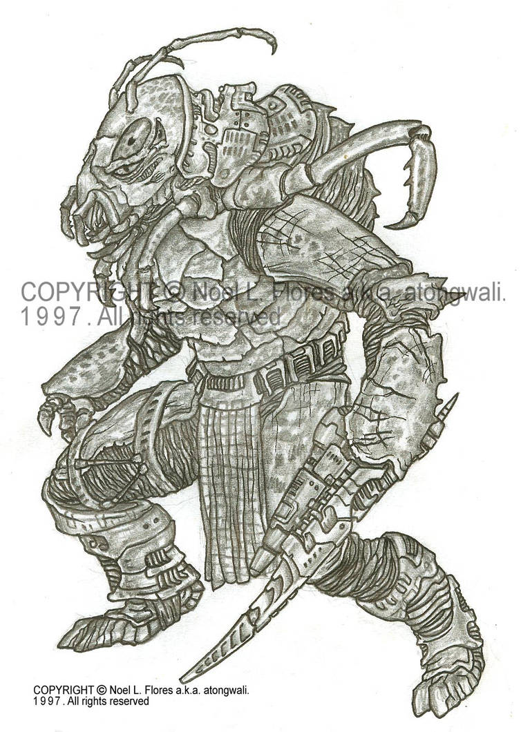 Insect like alien 1 by atongwali on DeviantArt