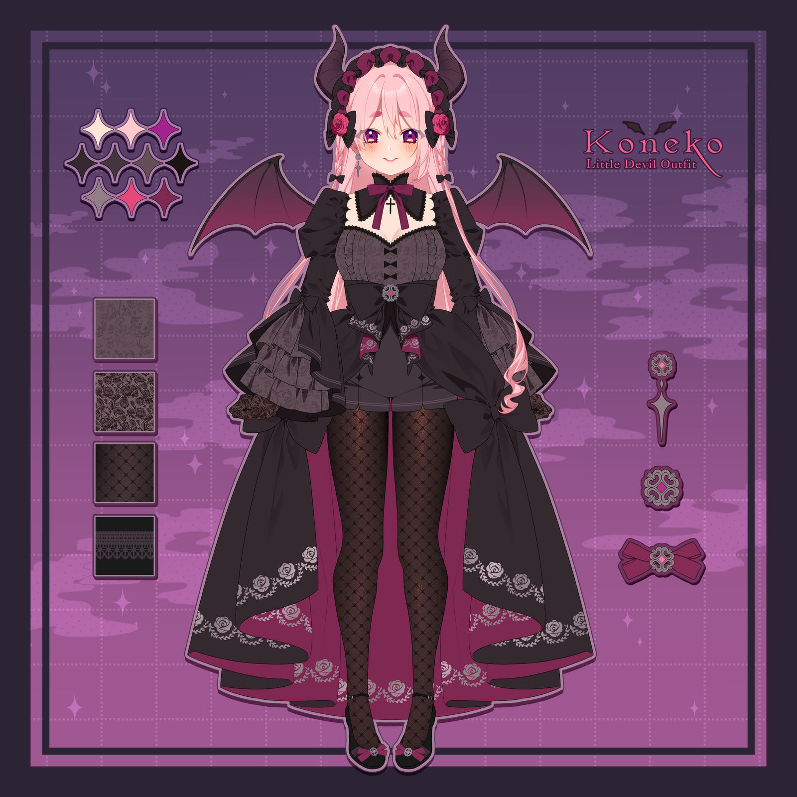 Halloween Little Demon Ref Sheet