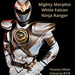 Might Morphin White Falcon Ninja Ranger