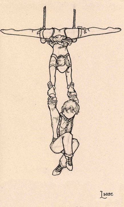 Trapeze hand in hand