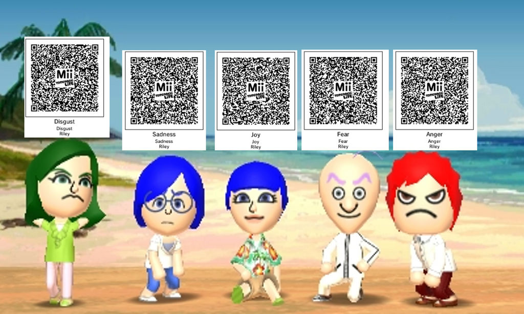 Tomodachi Life Inside out QR codes by ultraboldore72 on DeviantArt