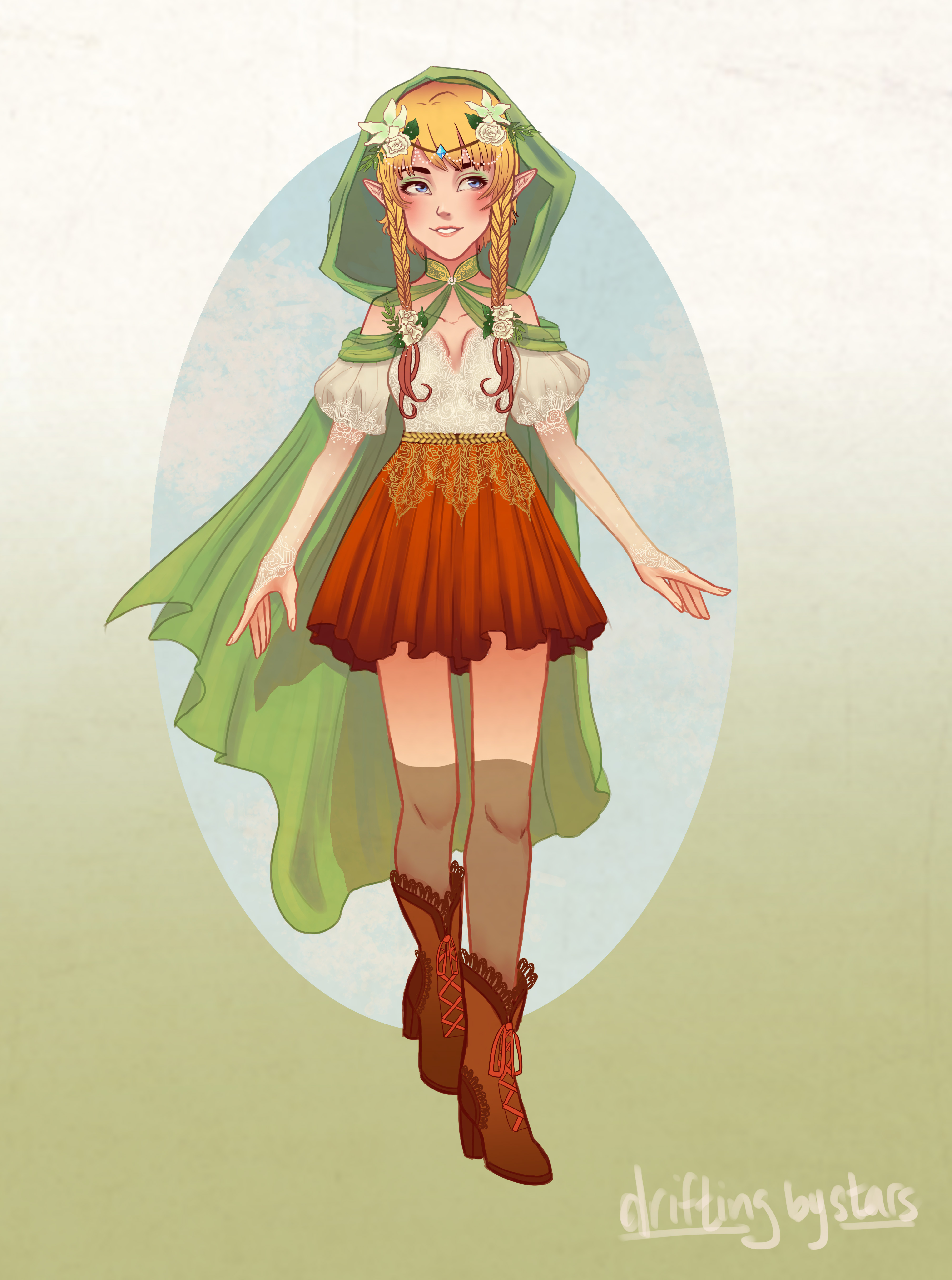 Art Nouveau Hyrule Warriors Linkle