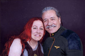 Edward James Olmos and me by Faunwand Edward James Olmos and me by Faunwand