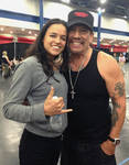 Michelle Rodriguez and Danny Trejo by Faunwand Michelle Rodriguez and Danny Trejo by Faunwand