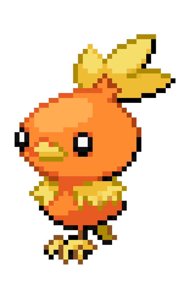 Torchic Box Sprite Torchic Revamp by Luxlyn on DeviantArt