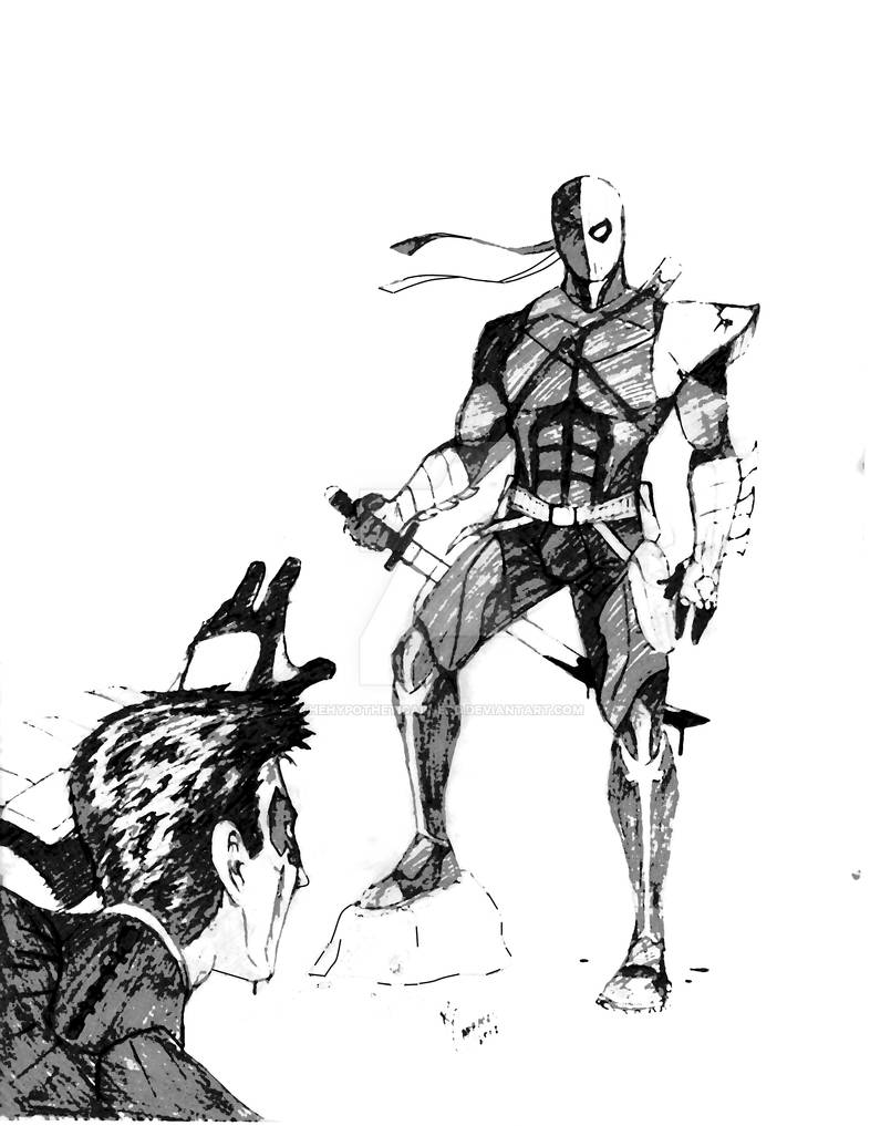 Deepstrok Robin Deathstroke and Robin by TheHypotheticalNerd on DeviantArt